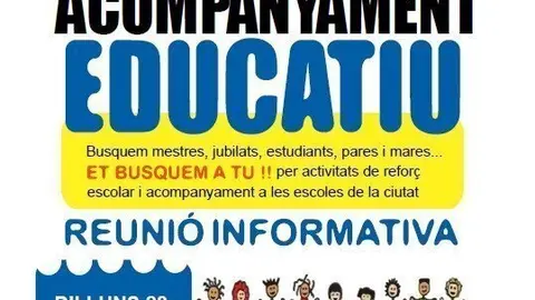 cartell acompanyament educ