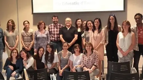 Acte reconeixement voluntaris acompanyament educatiu curs 2015-2016