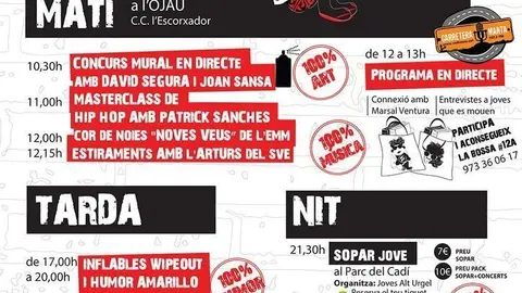Dia Joventut cartell