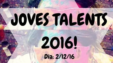 cartell joves talents 2016