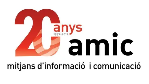 AMIC logo 20 anys