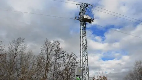 Línia elèctrica Cerdanya. Foto Endesa