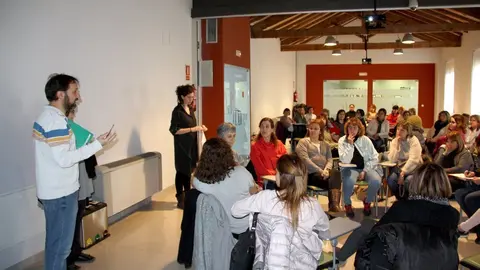 El psicòleg Miquel Alet participant a la reunió de la SeuJPG