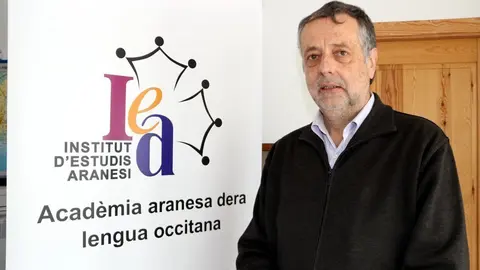 Jusep lois Sans, president de l'Acadèmia aranesa dera lengua occitana JPG