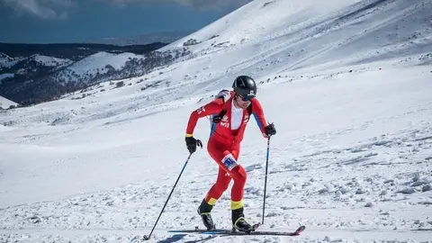 Jornet en la individual de dissabte on va aconseguir el bronze Foto ISMF