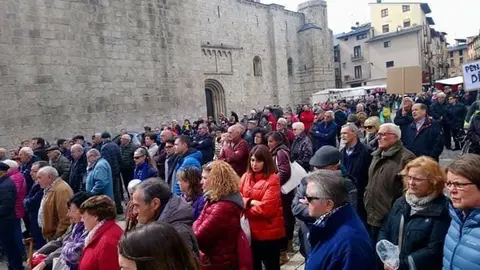 Manifestació a la Seu pel futur de les pensions