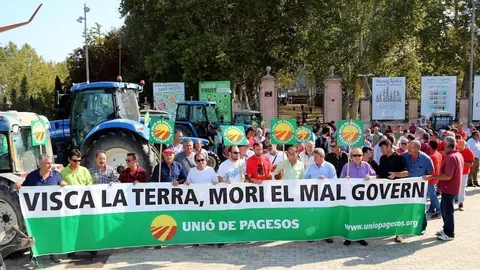 Manifestació Unió de Pagesos