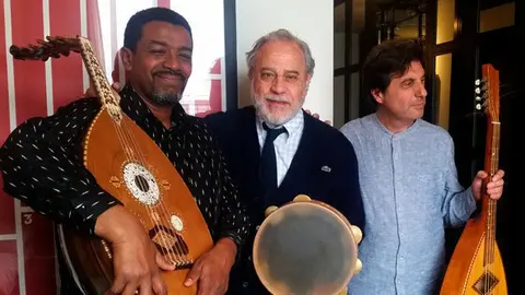 Eduardo Paniagua, Wafir Gibril i Pedro Burruezo