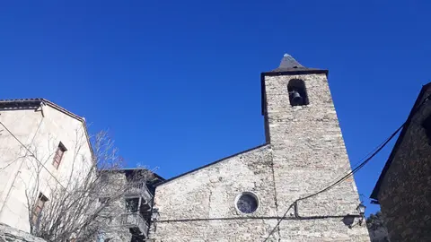 Pla general de l'esgl&radic;&copy;sia de Sant Mart&radic;&ne; de Bescaran, al municipi de les Valls de Valira. (Horitzontal)
