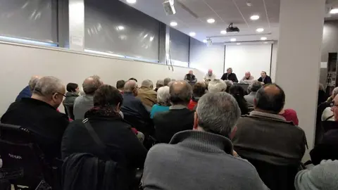 Pla general de l'assemblea que han celebrat els jubilats de la companyia Endesa al Pallars Juss&radic;&dagger; i Sobir&radic;&dagger;. Imatge de l'11 de gener del 2019. (horitzontal)