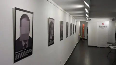 Exposició presos polítics a la Seu