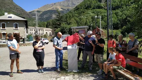 Imatge de la inauguraci&oacute; de 'La ruta Martorell' a Capdella, el 16 d'agost del 2019. (Horitzontal)