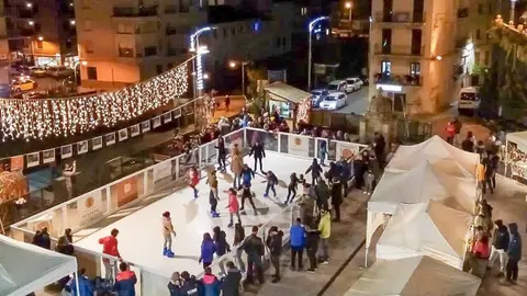 Pista de gel de Sort