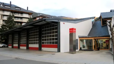 Imatge general del Parc de Bombers de Sort el 4 de mar&radic;&szlig; de 2020. (horitzontal)