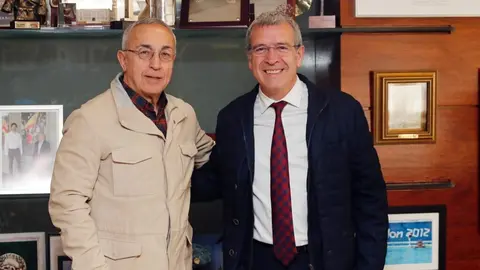 Boya amb president COE