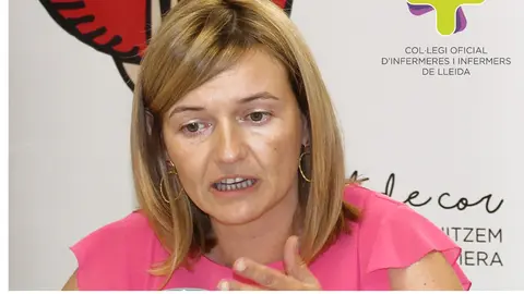 Imatge d'arxiu de la presidenta del Col&middot;legi Oficial d'Infermeres i Infermers de Lleida (COILL), Montserrat Gea. (Horitzontal)