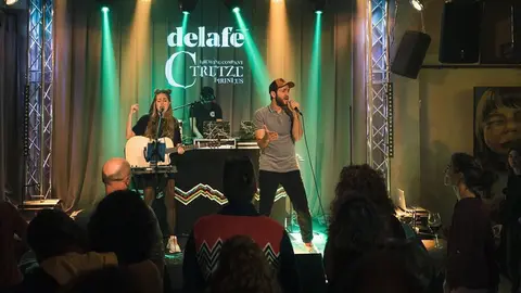 Imatge del concert de Delafe a la sala C-13 de la Pobla de Segur la tardor del 2019. (horitzontal)