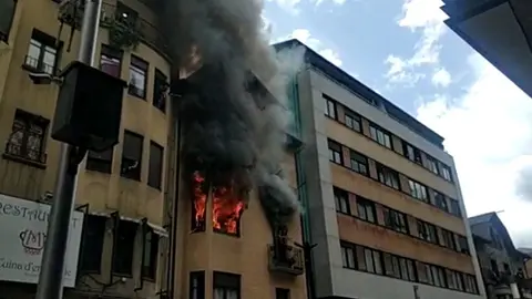 Incendi Carlemany Diari d'Andorra