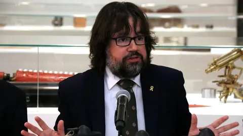 Pla mig del president de Ferrocarrils, Ricard Font, durant la presentaci&oacute; dels resultats de la companyia, el 5 de mar&ccedil; del 2020. (Horitzontal)