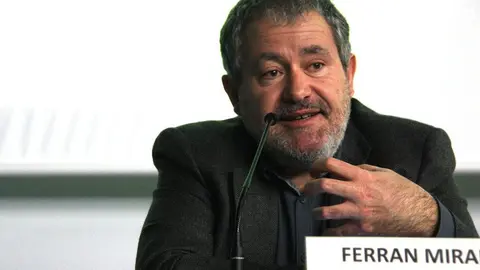 Pla mitj&agrave; curt del director general de Pol&iacute;tiques Ambientals i Medi Natural, Ferran Miralles, durant la presentaci&oacute; de l'exposici&oacute; 'Som Natura' al Museu de Ci&egrave;ncies Naturals de Barcelona, el 15 de gener del 2019 (horitzontal).