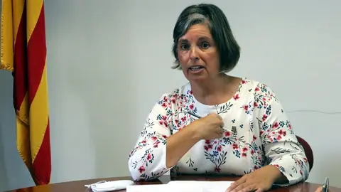 Josefina Llaf&oacute;s, presidenta del Consell Comarcal de l'Alt Urgell. Imatge del 10 de juliol del 2020. (horitzontal)