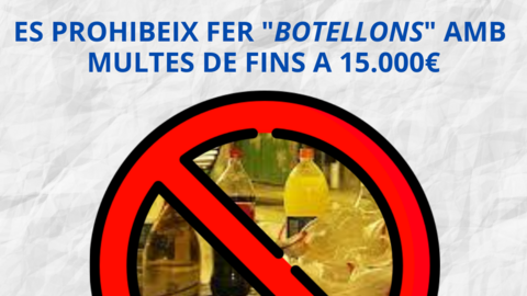 Botell&oacute;n prohibici&oacute;