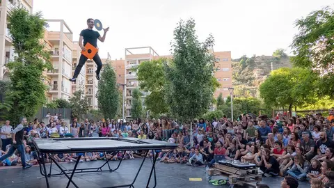 Espectacle 'Back to the Classics', de la companyia Planeta Trampol&iacute;, que visitar&agrave; Bellver de Cerdanya aquest estiu. Dijous 30 de juliol de 2020 (HORITZONTAL) 