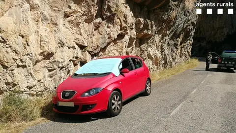Agents Rurals vehicle amb gos a Collegats
