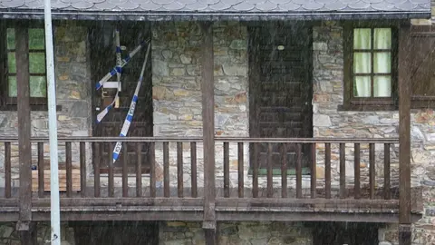 Pla obert de l'habitatge de Vila, a Encamp (Andorra), on s'hauria produ&iuml;t l'assassinat d'un home. Imatge de l'Ag&egrave;ncia de Not&iacute;cies Andorrana (ANA) del 21 de setembre de 2020 (Horitzontal).