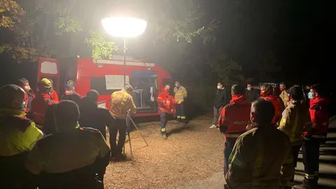 Dispositiu de recerca del boletaire desaparegut a Gavet de la Conca (Pallars Juss&agrave;), el 25 d'octubre del 2020 (Horitzontal). 