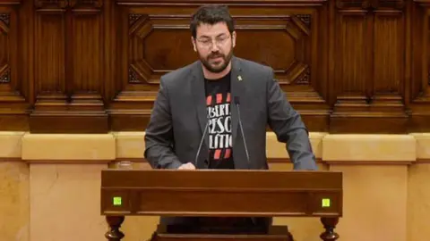 Francesc Viaplana al Parlament de Catalunya