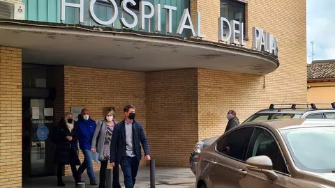 Pla general de la consellera de Salut, Alba Verg&eacute;s, sortint de l'Hospital Comarcal del Pallars el 15 de novembre del 2020. (horitzontal)
