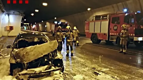 T&uacute;nel de Vielha tallat Bombers