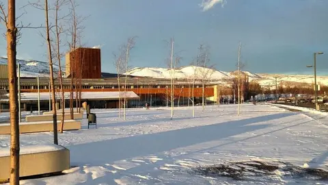 Hospital de Cerdanya nevat