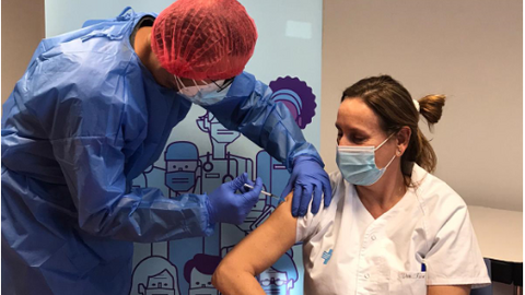 Vacunaci&oacute; professionals sanitaris