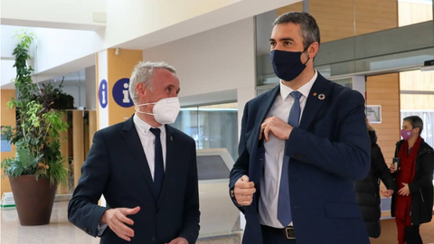 Conseller Bernat Sol&eacute; a Puigcerd&agrave;