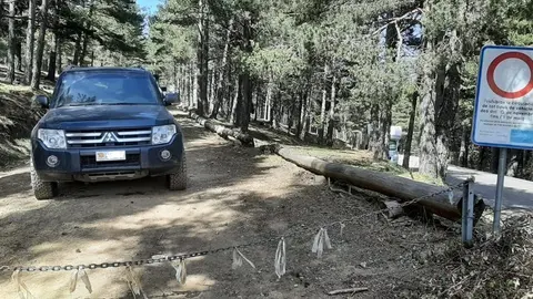 Circulaci&oacute; motoritzada vall de santa Magdalena pnap