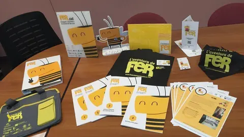 Pla general dels materials did&agrave;ctics del projecte Futurs Emprenedors Rurals. (horitzontal)