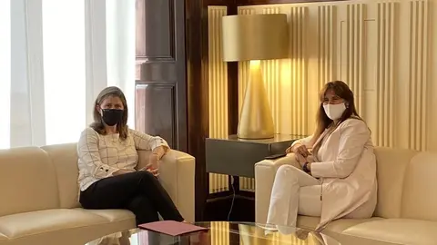 Maria Verg&eacute;s amb Laura Borr&agrave;s