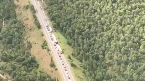 Bassella tallada carretera accident
