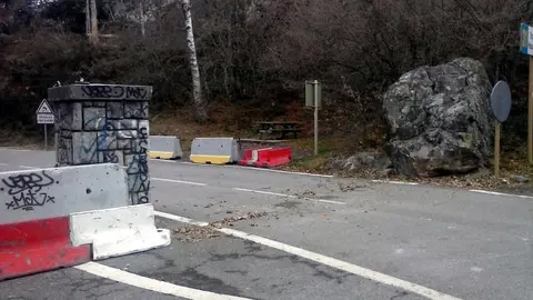 Imatge del punt fronterer del Portilhon, Val d'Aran, reobert al tr&agrave;nsit el 14 de desembre del 2015. (horitzontal)