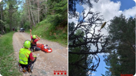 Rescat ciclista valls del Valira