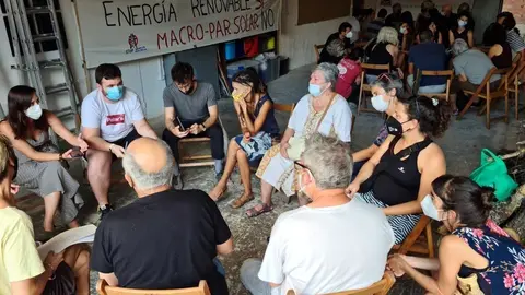Pla general de l'assemblea de la Plataforma contra l'Autopista El&egrave;ctrica del Pallars el 15 de setembre del 2021. (Horitzontal)