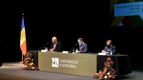 Universitat d'Andorra inauguraci&oacute; curs 2021-22