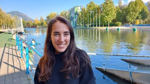 Marta Bertran al Parc Ol&iacute;mpic del Segre de la Seu d'Urgell / FS