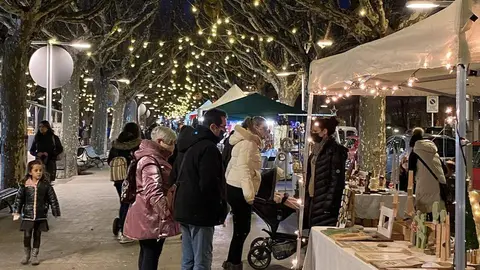 Mercat de Nadal la Seu Passeig Joan Brudieu