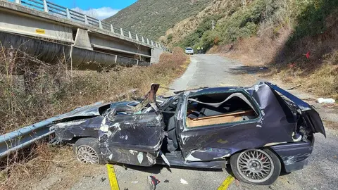 Vehicle accidentat N-145 1