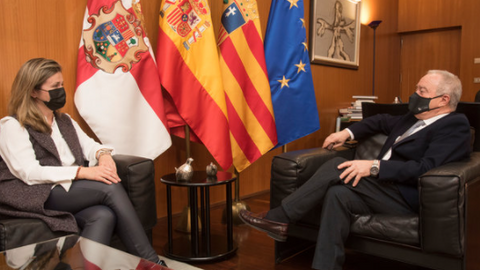 Maria Verg&eacute;s amb Miguel Gracia