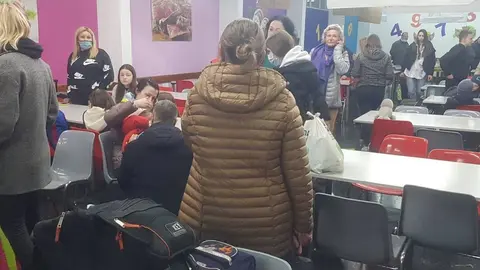 Refugiats ucra&iuml;nesos a la Seu
