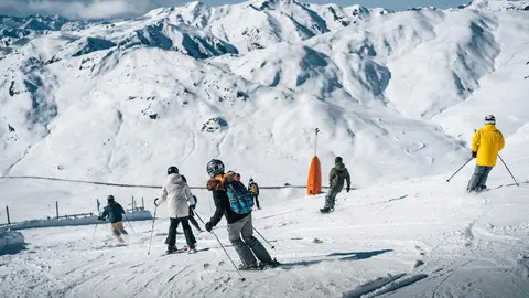 Baqueira Beret esquiadors